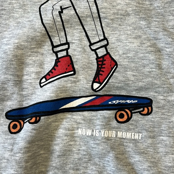 Zara gray skateboard sweatshirt - Picture 3 of 5